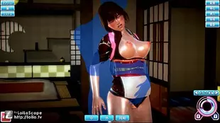 Cute Aoi gets angry in Honeyselect 3D