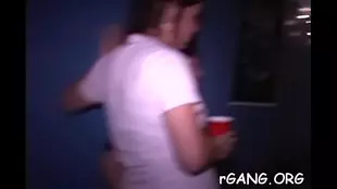 Lesbian fun: Bobtail gaped in a gay gay video