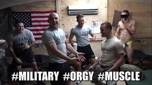 Gay soldiers indulge in shenanigans and enjoy sweet treats