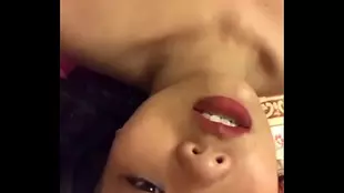 Asian girlfriend's juicy pussy revealed in a hairy masturbation video