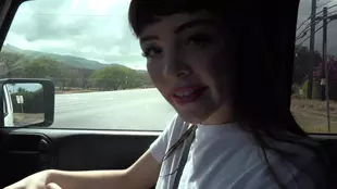 Aliya Brynn and I have a steamy car ride and outdoor intimacy in Hawaii