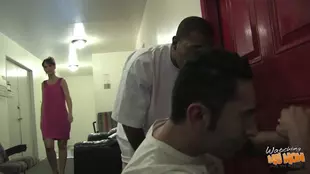 Cheating African American husband exposed and humiliated with facial cumshot