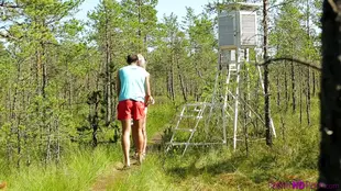 Olivia Devine's playful outdoor adventure with her girlfriend