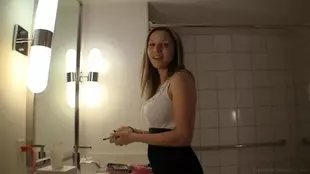 Monika's secretly filmed hotel room encounter