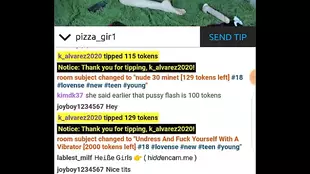Striptease and pizza making in a Smoky Chaturbate Video
