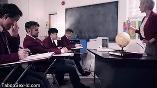 Hardcore teacher gets his way with overworked student
