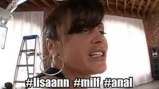 Lisa Ann, a cute MILF, gets her ass pounded by Chris, a non-native
