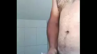 Masturbating in the shower while sick