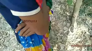 Homemade outdoor sex with an Indian porn star