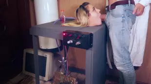 A blonde cosplayer enjoys a magical blowjob with a cumshot finish