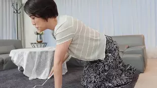 A married woman in Japan receives pleasure from a younger man's oral skills