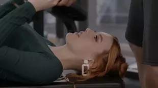 European redhead enjoys intense workout with her fitness instructor