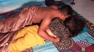 Curvy Indian woman has passionate anal sex with young man in doggy style position