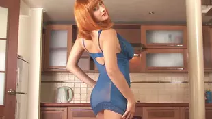 Valory Fleur's tantalizing kitchen performance in Pinup Files