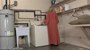 An experienced woman relishes deep penetration in the kitchen