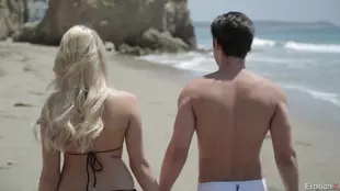 Mia Malkova and Seth Gamble's steamy outdoor swimsuit encounter