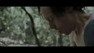 A young girl is fucking with her boyfriend in the forest